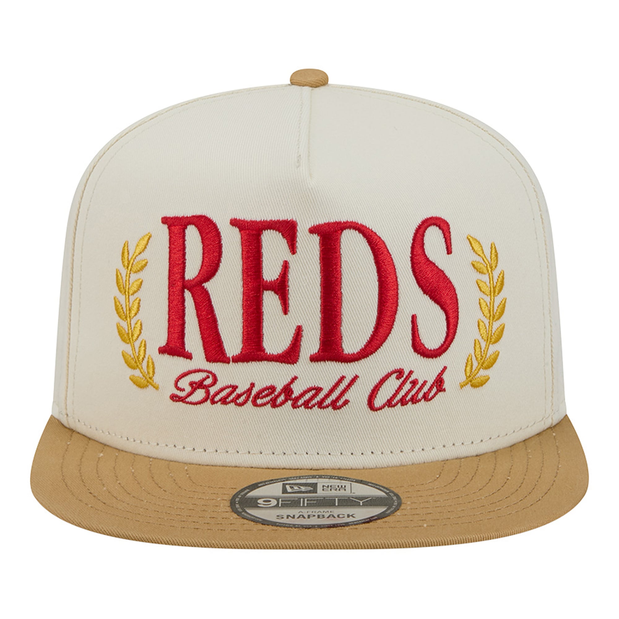 Casquette snapback New Era crème Cincinnati Reds Club 9FIFTY pour homme
