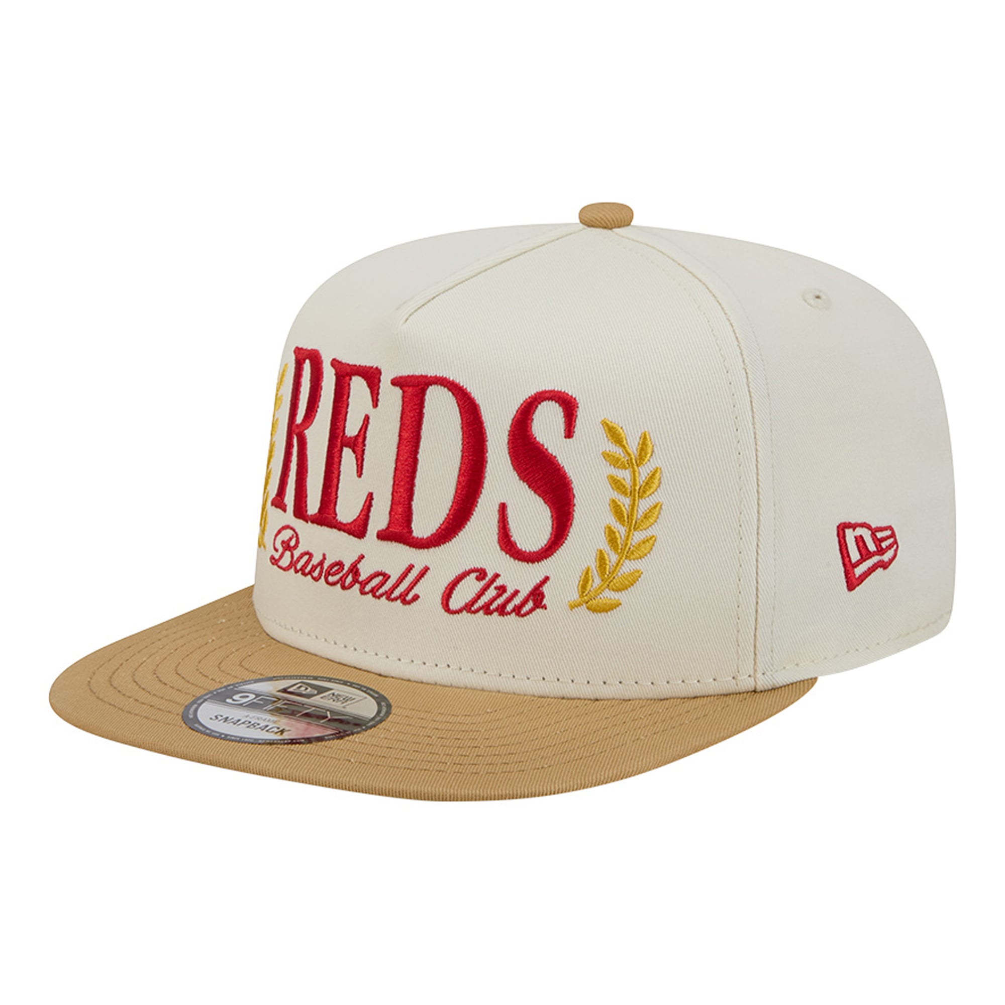 Casquette snapback New Era crème Cincinnati Reds Club 9FIFTY pour homme