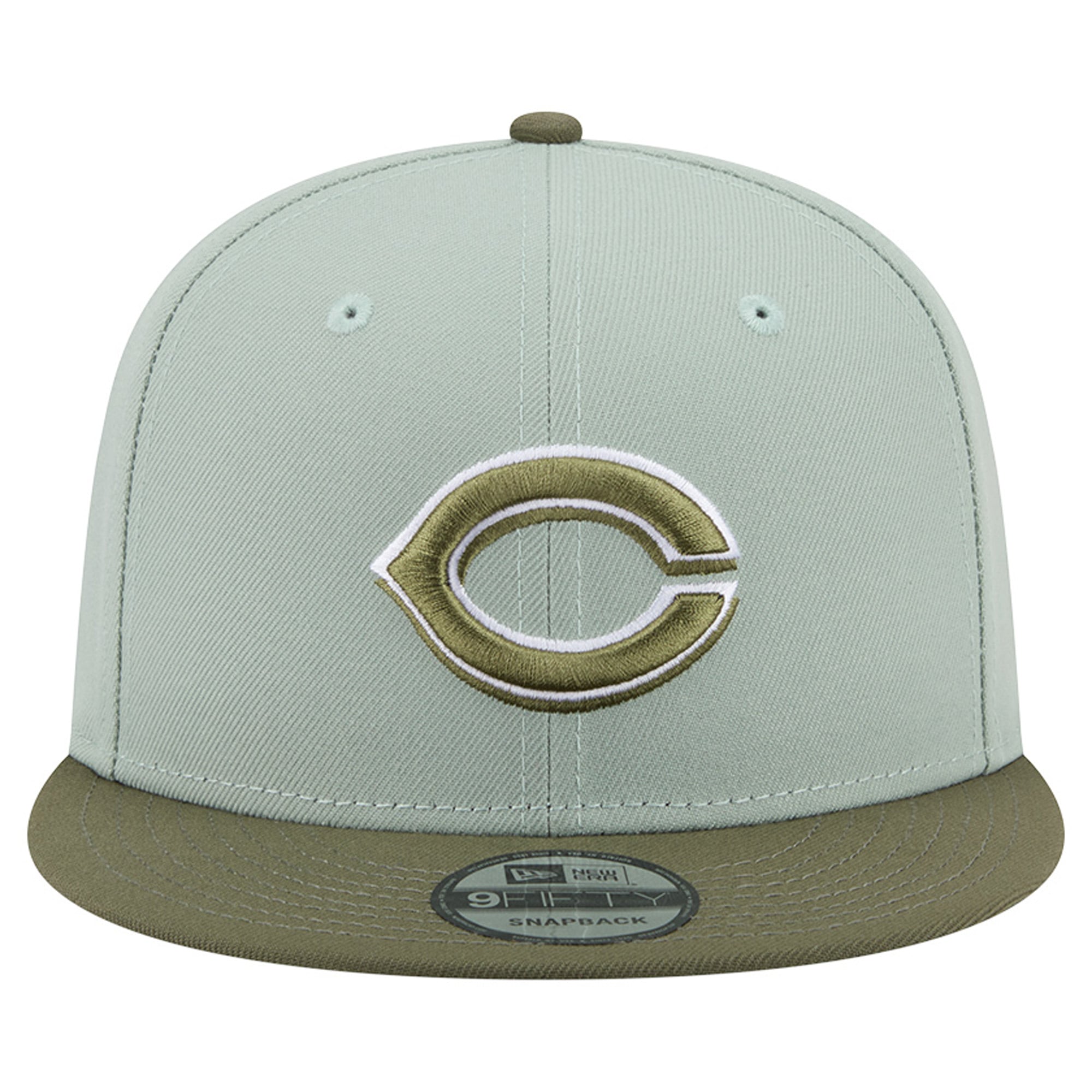 Casquette snapback New Era 9FIFTY pour homme, coloris vert clair/olive