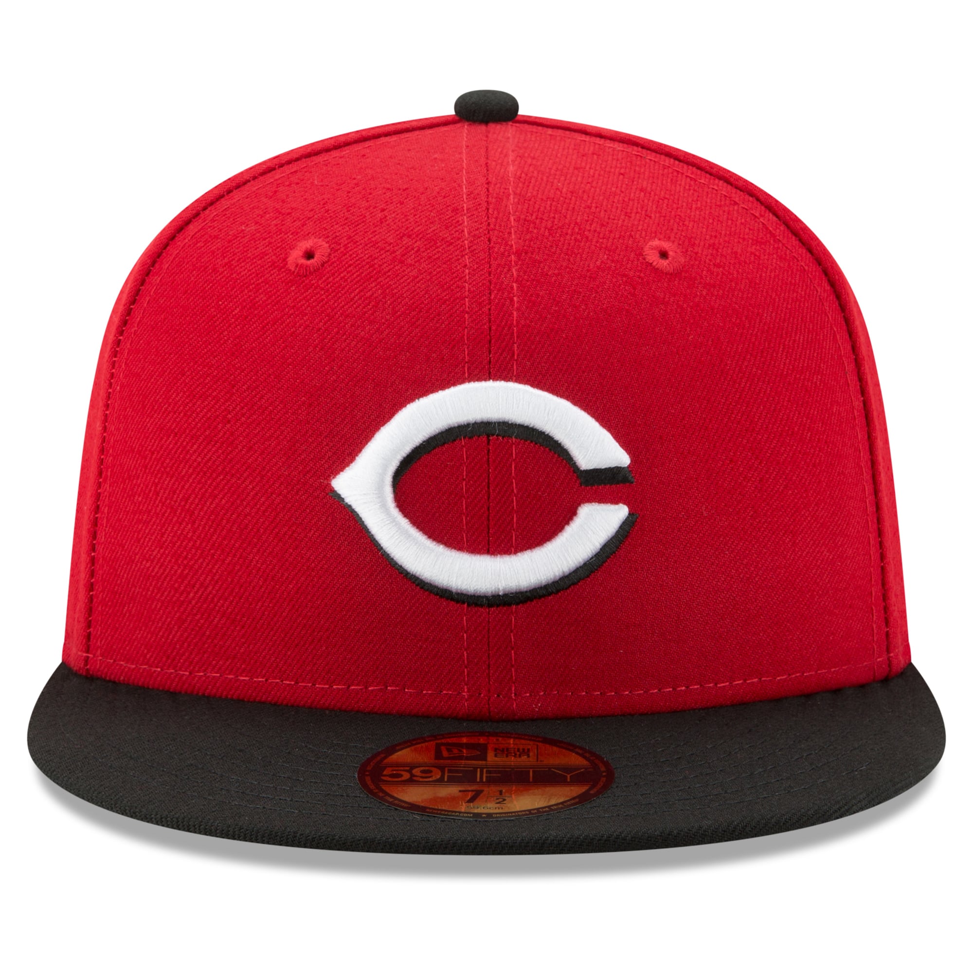 Men's New Era Red/Black Cincinnati Reds 2026 Players' Weekend Authentic Collection 59FIFTY Fitted Hat