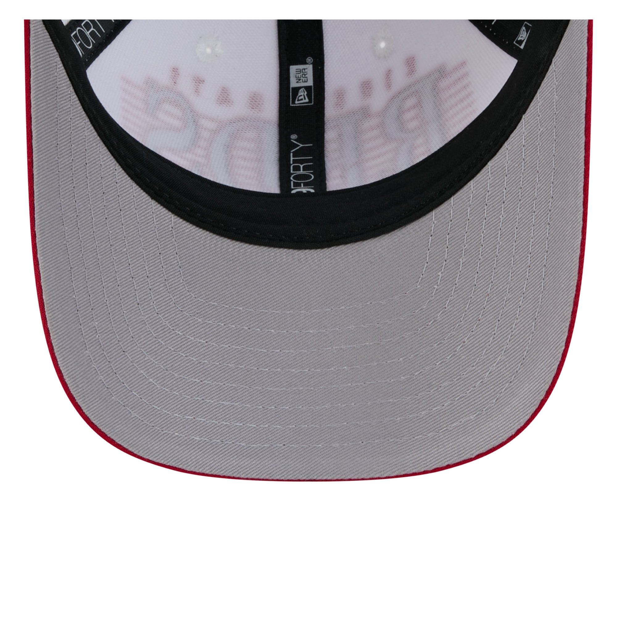 Casquette ajustable New Era blanche et rouge Cincinnati Reds Loyal 9FORTY M-Crown pour homme