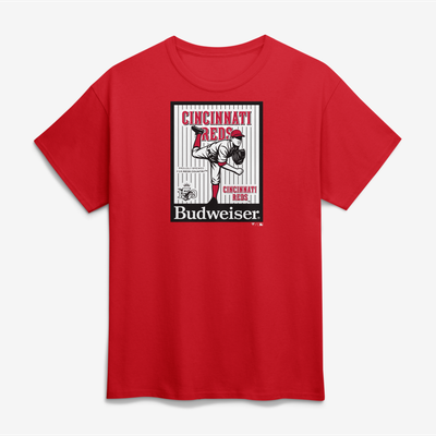 Cincinnati Reds Budweiser T-Shirt - Red