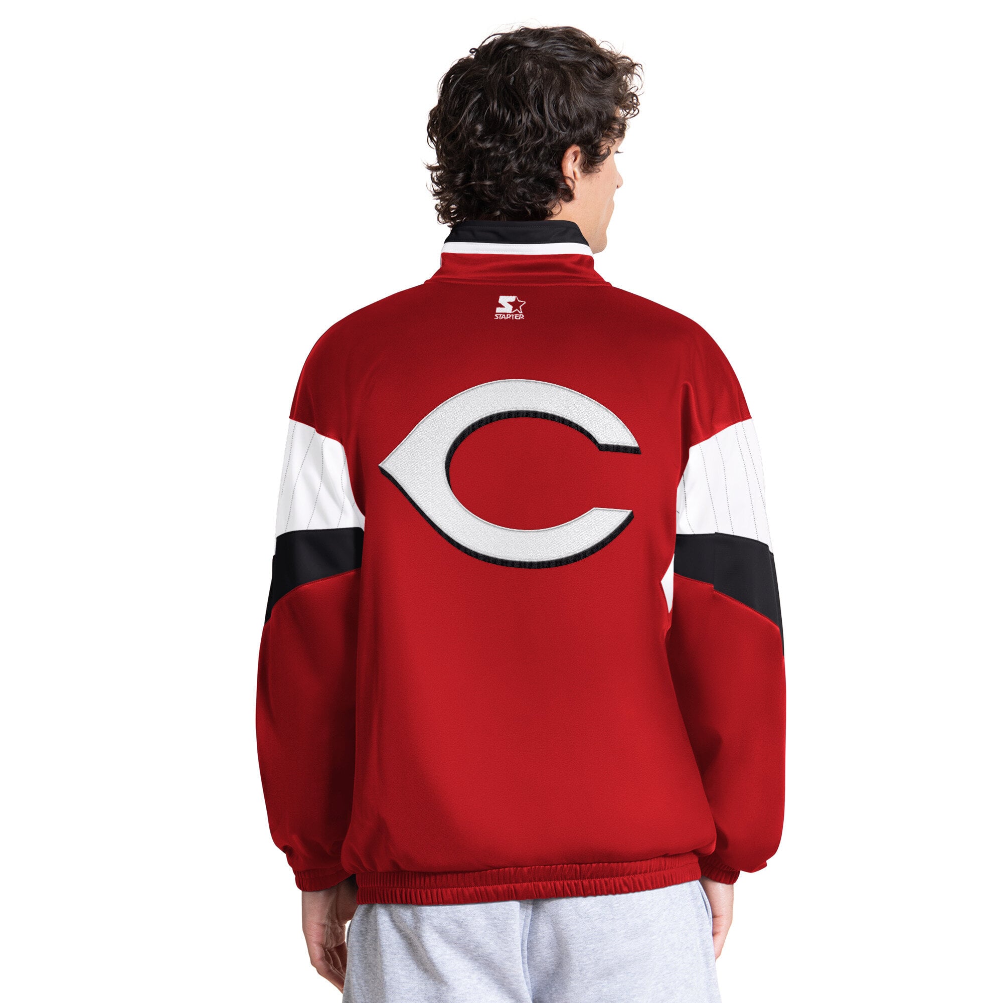 Veste de survêtement zippée Starter rouge Cincinnati Reds Legacy pour homme
