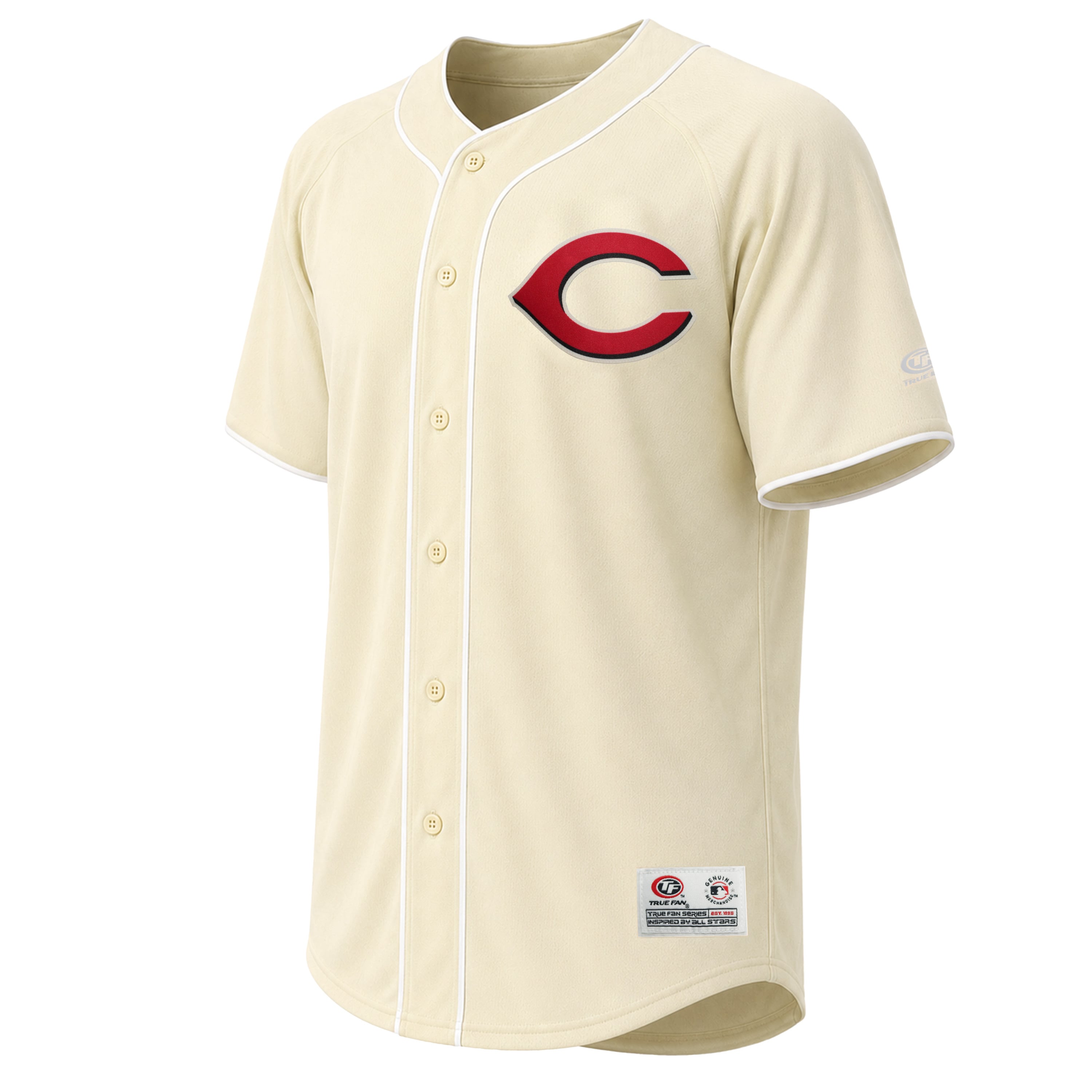 Maillot de mode Cincinnati Reds crème pour homme