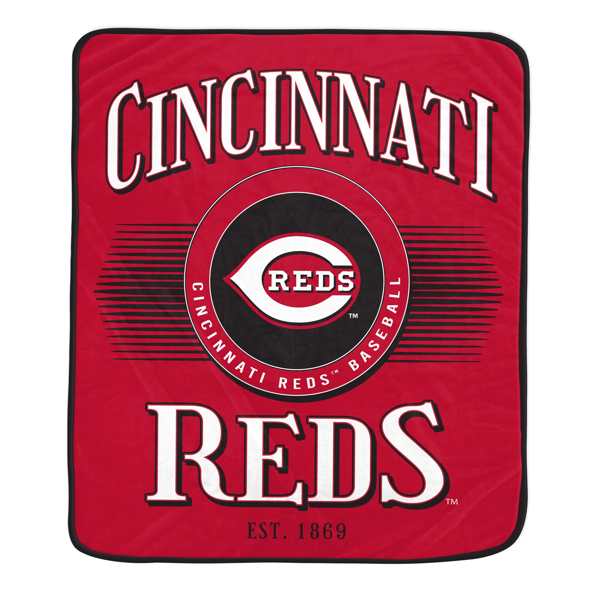 Couverture Pegasus Cincinnati Reds Spotlight Arch 60" x 70" ultra douce