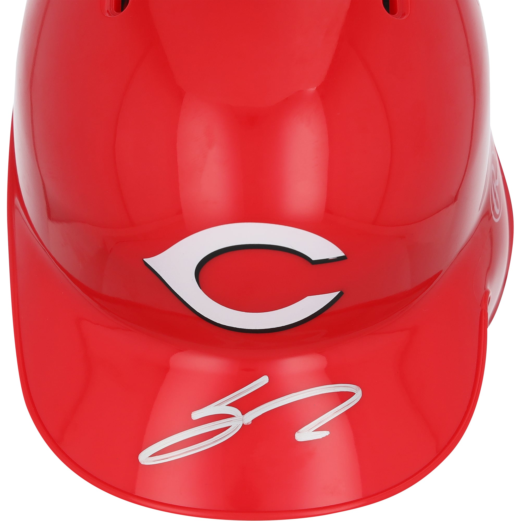 Mini casque de frappeur autographié par Sal Stewart des Reds de Cincinnati
