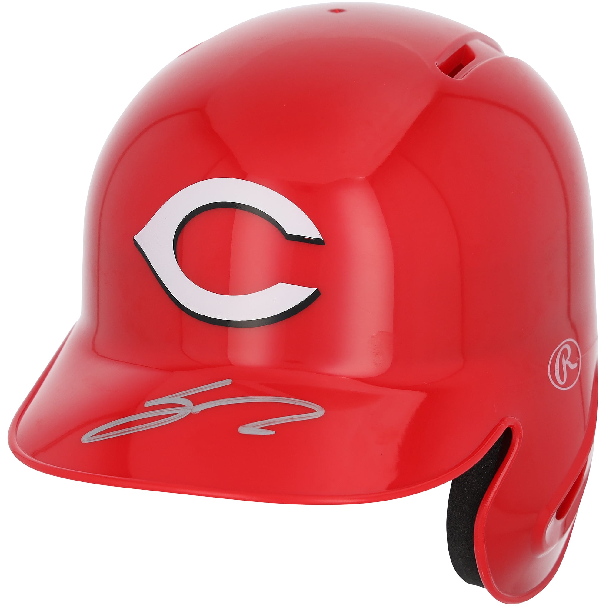 Mini casque de frappeur autographié par Sal Stewart des Reds de Cincinnati