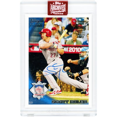 Scott Rolen Cincinnati Reds Autographed 2023 Topps Archives Signature Series #US-44 #8/10 Card