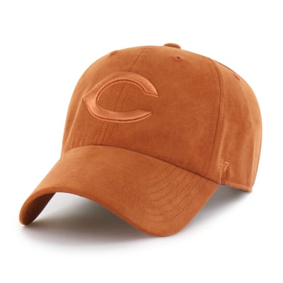Cincinnati Reds '47 Unisex Fall Feelings Ballpark Suede Clean Up Hat - Orange
