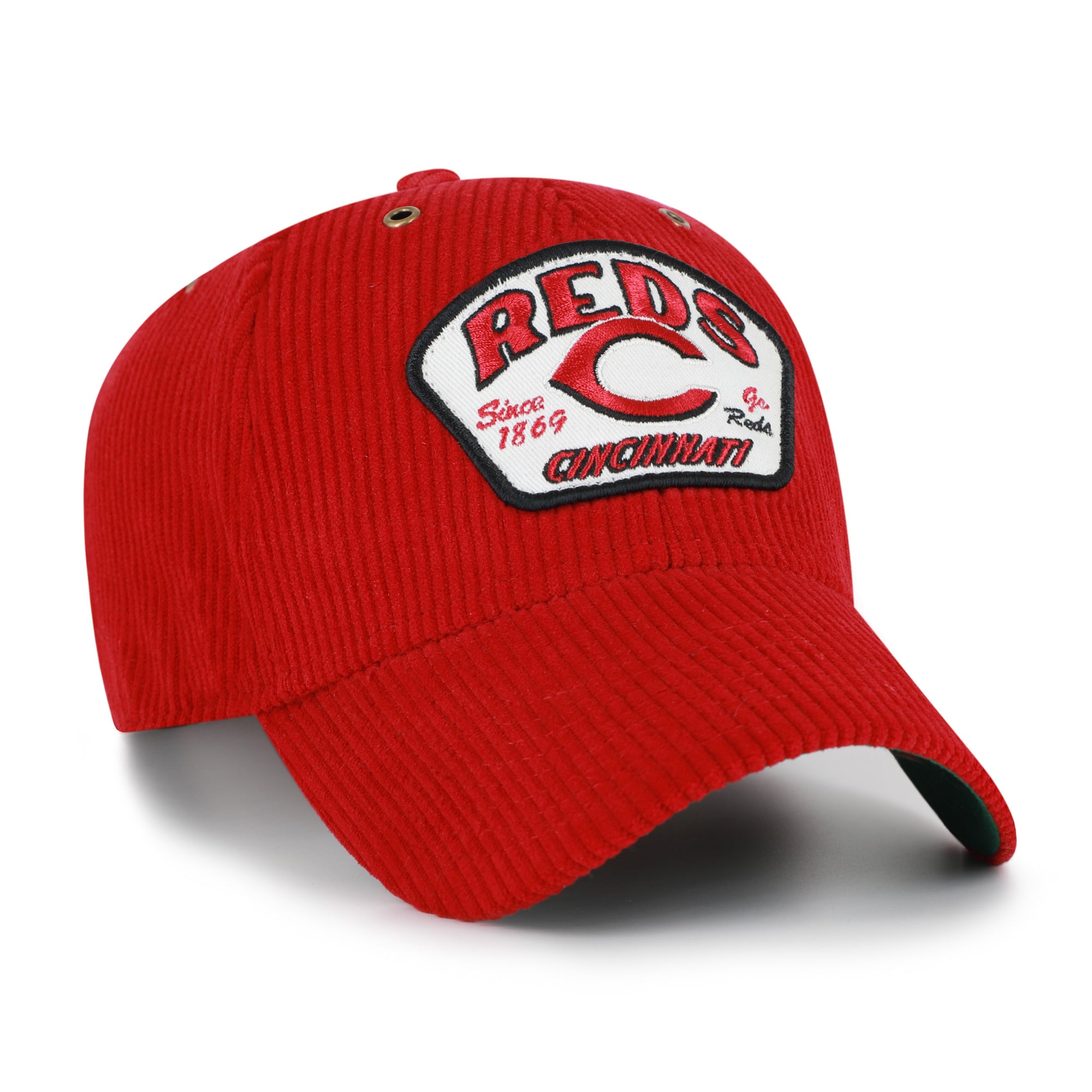 Casquette unisexe ajustable '47 Red Cincinnati Reds Accordia en velours côtelé MVP