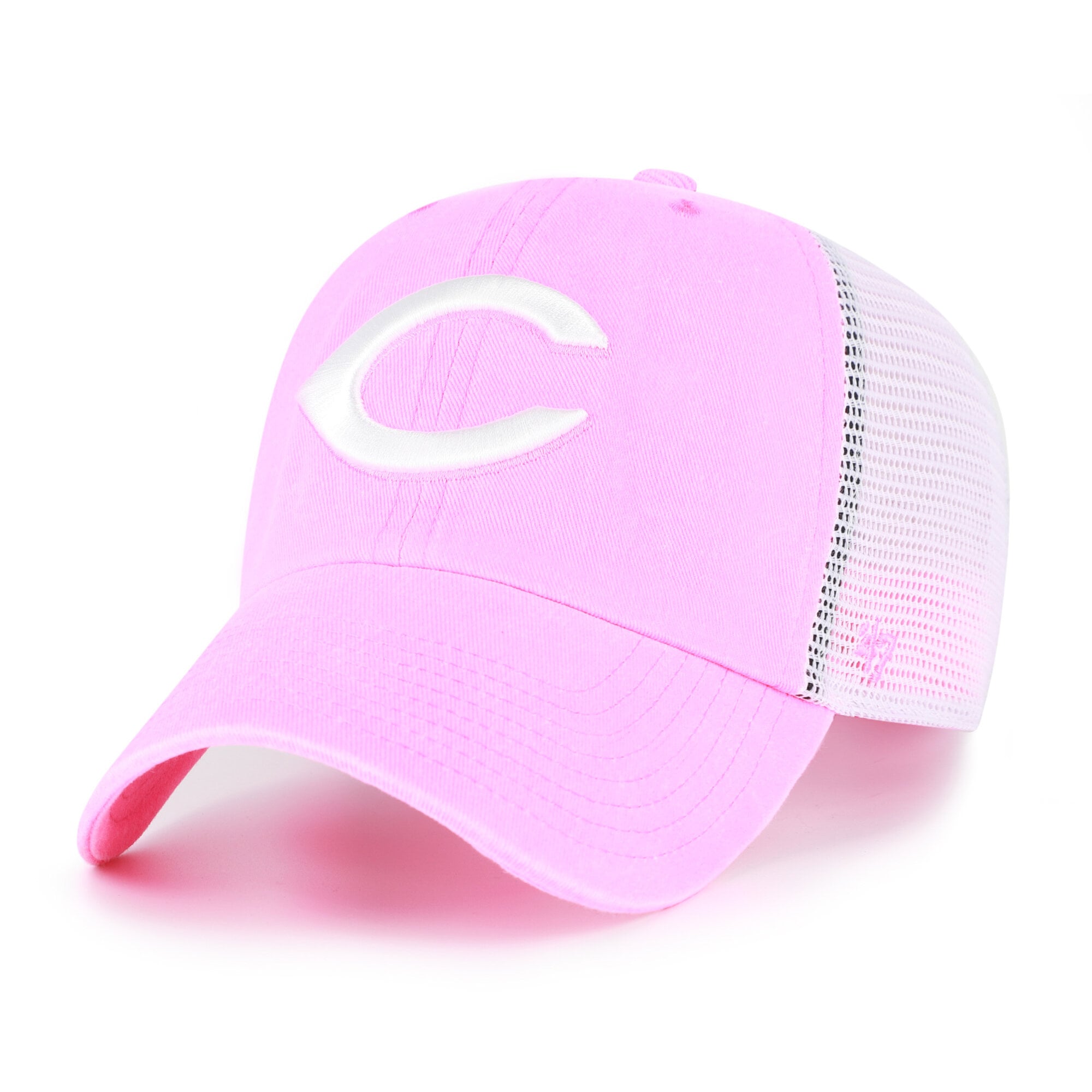 Casquette trucker rose '47 Cincinnati Reds pour femme, modèle Summer Fun Clean Up, ajustable