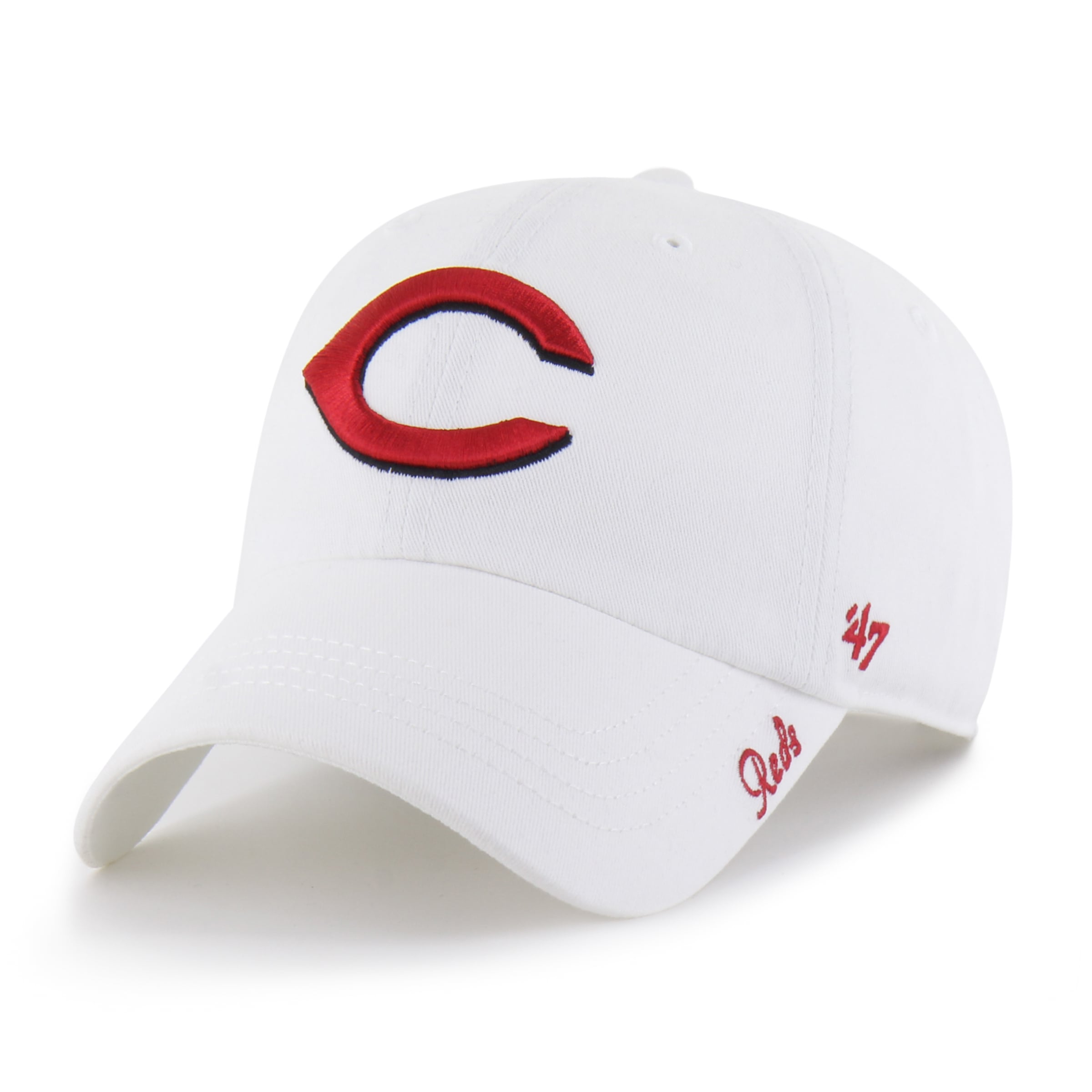 Casquette ajustable pour femme '47 Cincinnati Reds Miata blanche