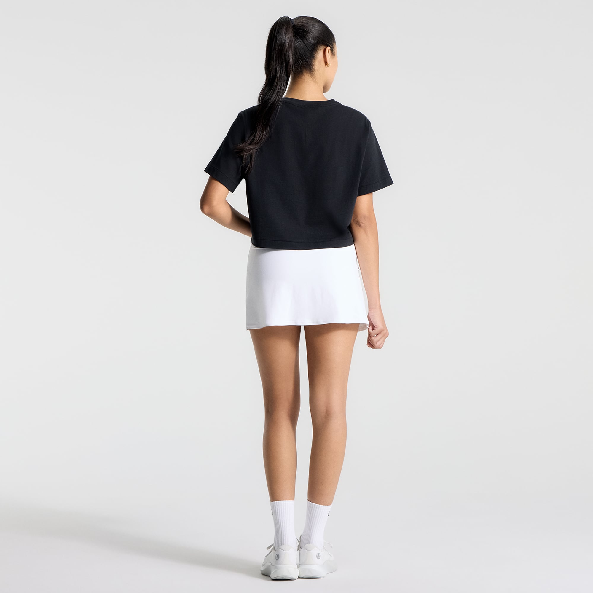 T-shirt court en coton biologique All Yours noir Cincinnati Reds pour femme de lululemon