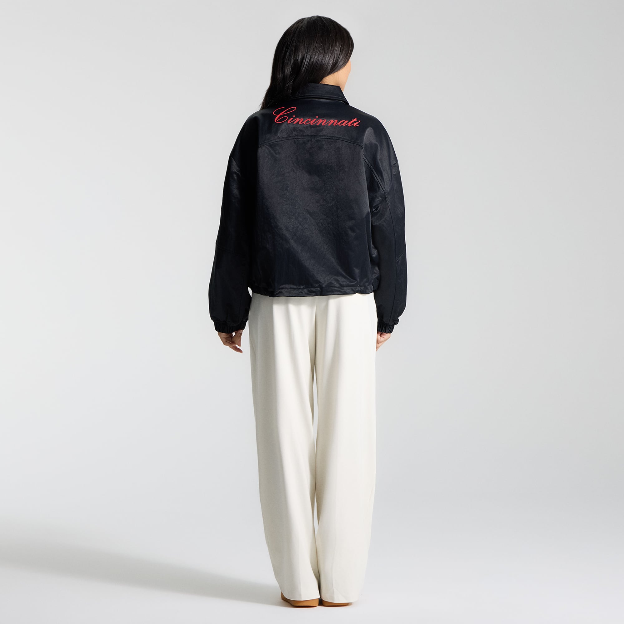 Women's lululemon Black Cincinnati Reds Coaches Jacket