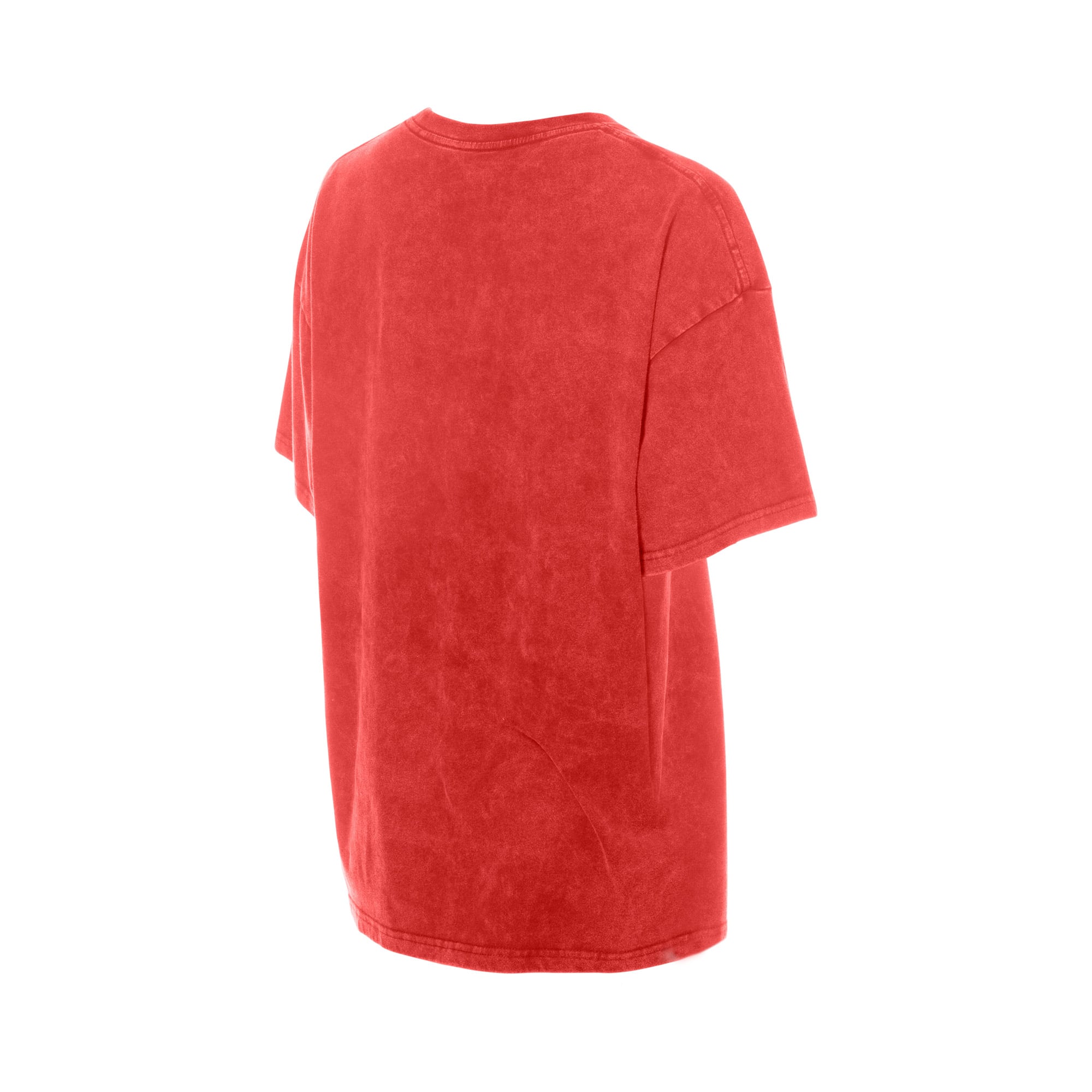 T-shirt boyfriend New Era rouge Cincinnati Reds rétro à délavage minéral pour femme