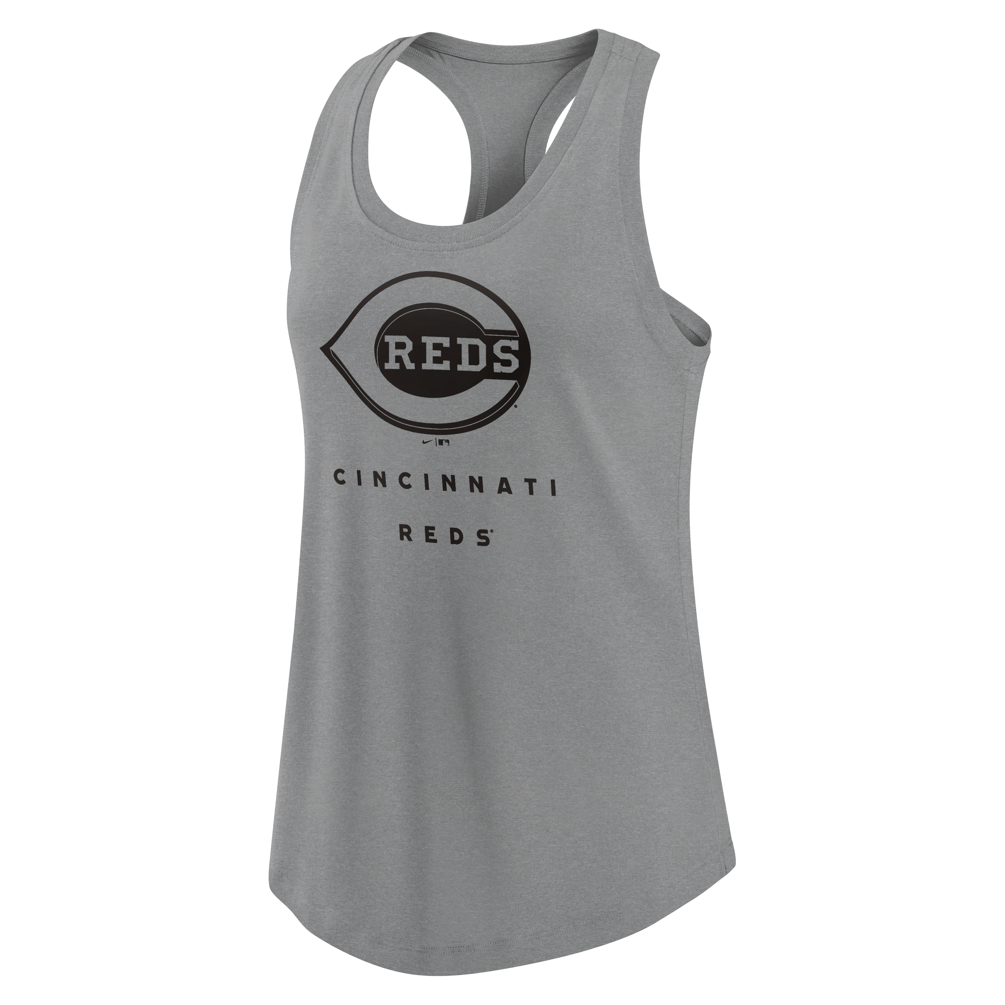 Débardeur dos nageur Nike Cincinnati Reds gris chiné pour femme