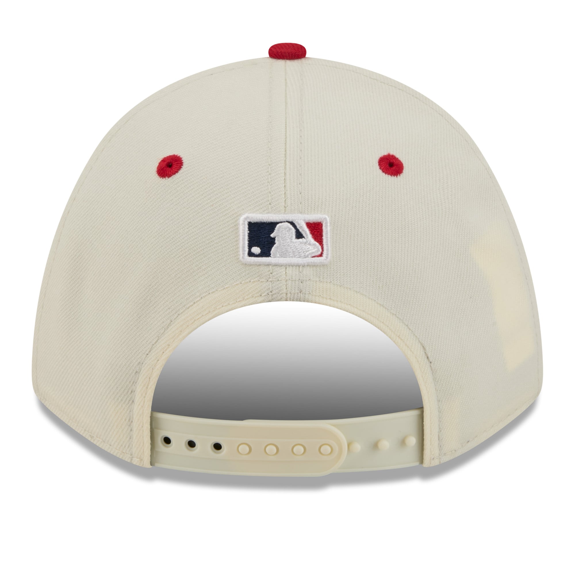 Casquette ajustable New Era crème/rouge Cincinnati Reds USA 250 9FORTY M-Crown pour jeunes