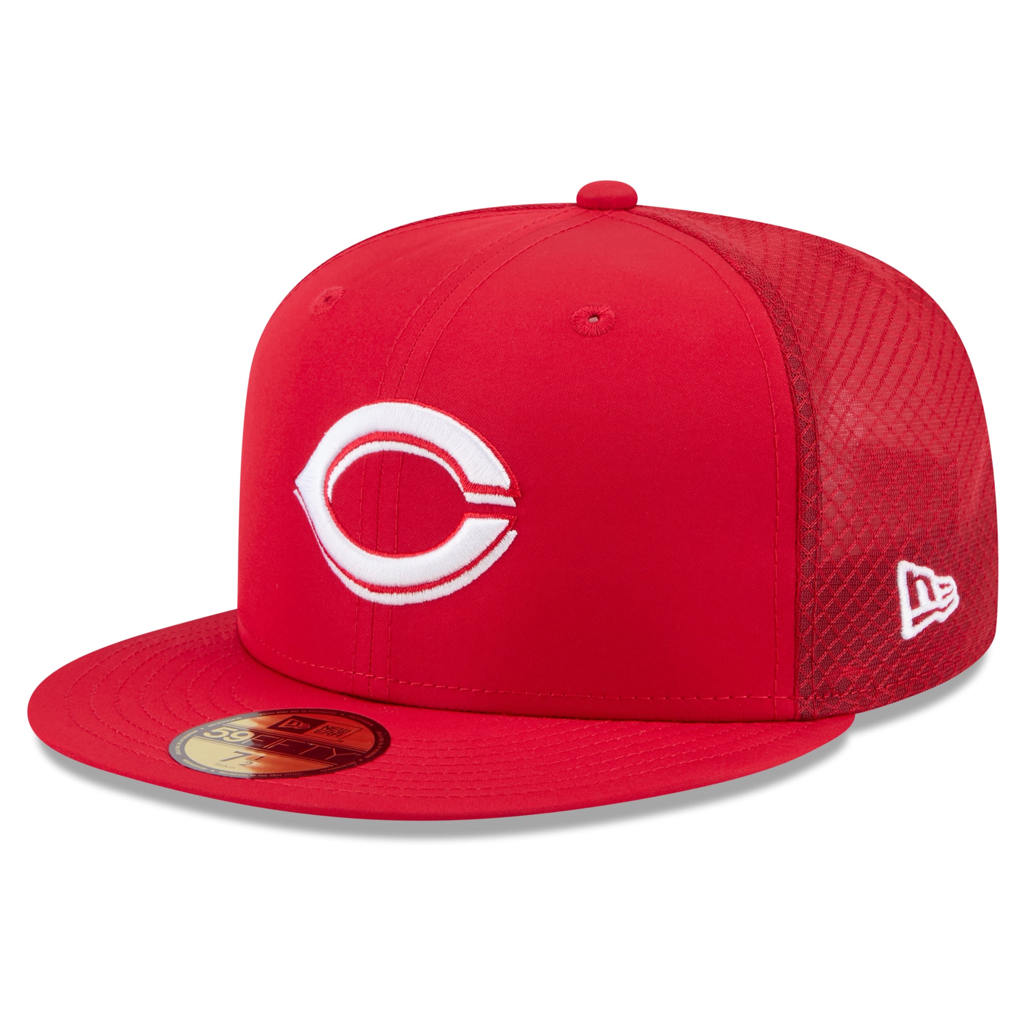 Youth New Era Red Cincinnati Reds Batting Practice 59FIFTY Fitted Hat