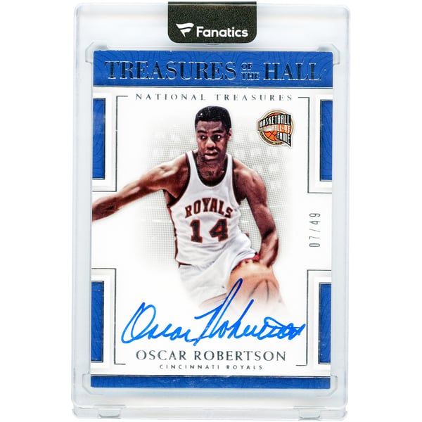Oscar Robertson Memorabilia, Autographed Oscar Robertson 
