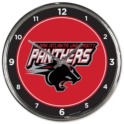Clark Atlanta University Panthers WinCraft 12.75" Chrome Wall Clock