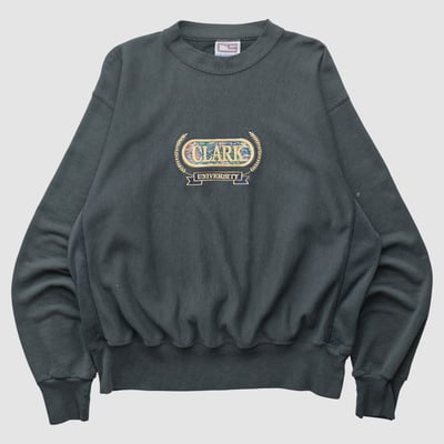 Clark Cougars CRABLE SPORTSWEAR 90s Pullover Sweatshirt - Black - XL by Fanatics Real Vintage