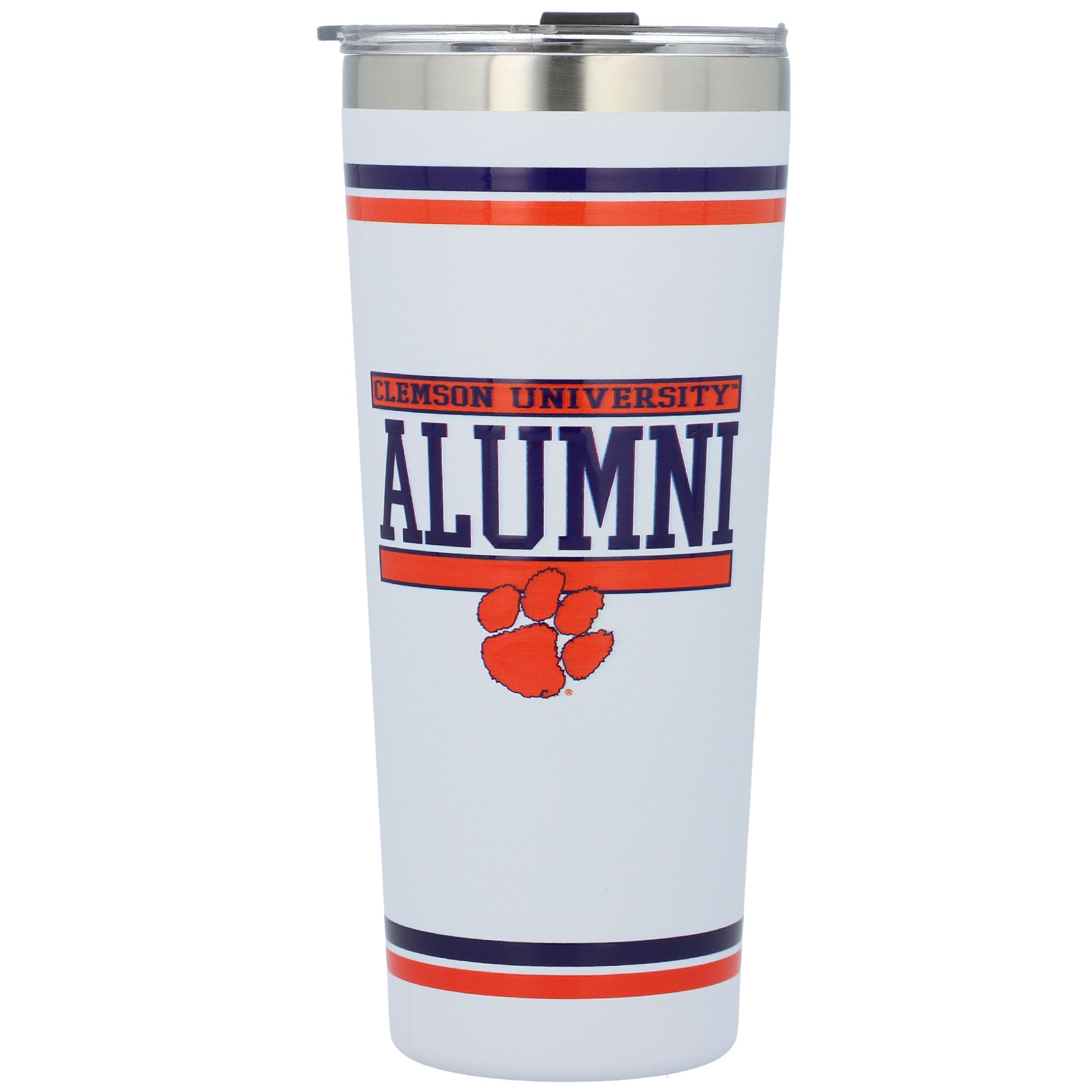 Gobelet en acier inoxydable 24 oz pour les anciens des Clemson Tigers