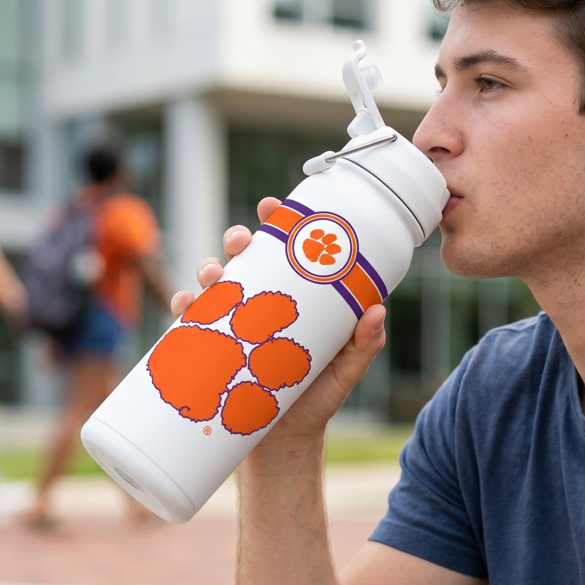 Clemson Tigers 24oz. Triple Option Bottle