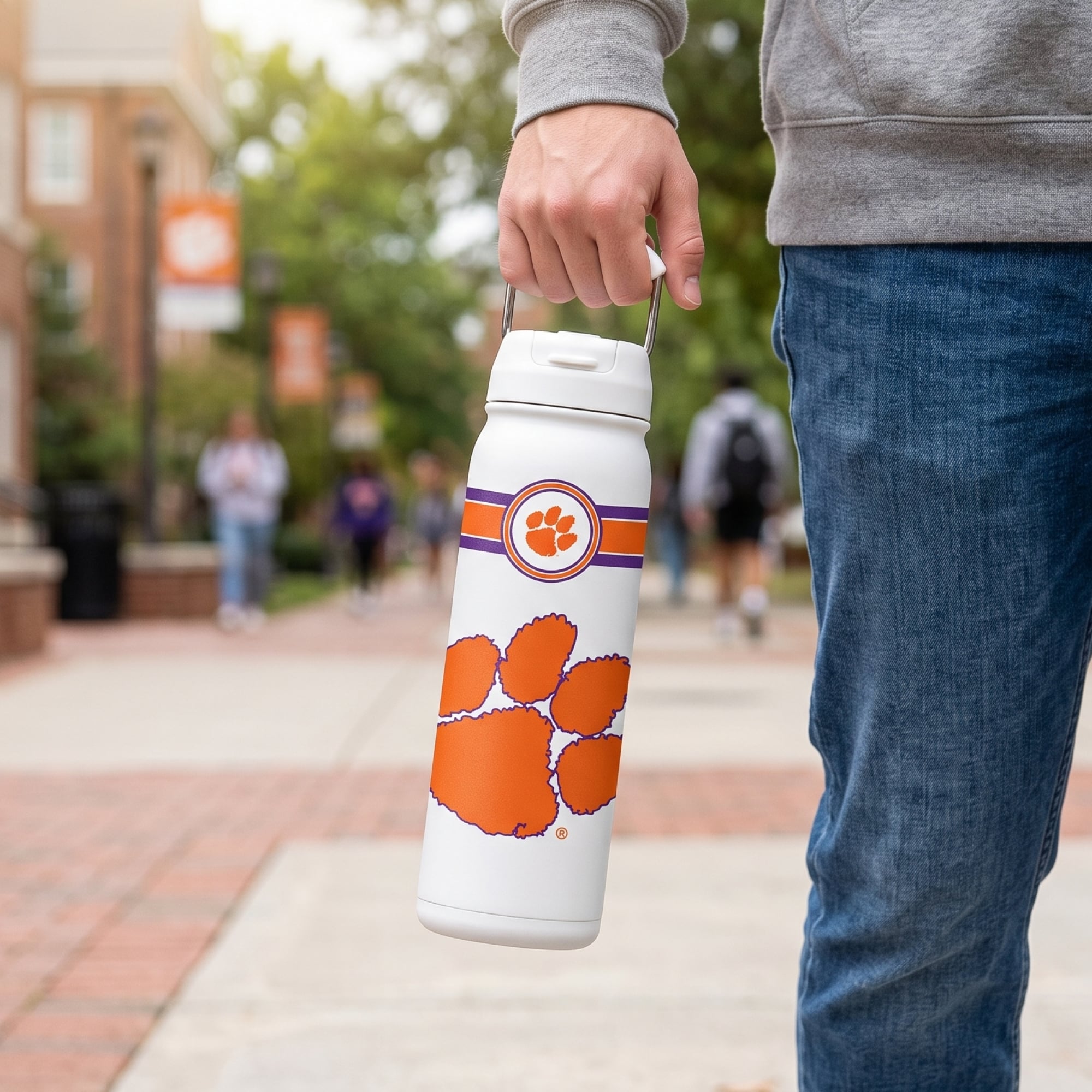 Clemson Tigers 24oz. Triple Option Bottle
