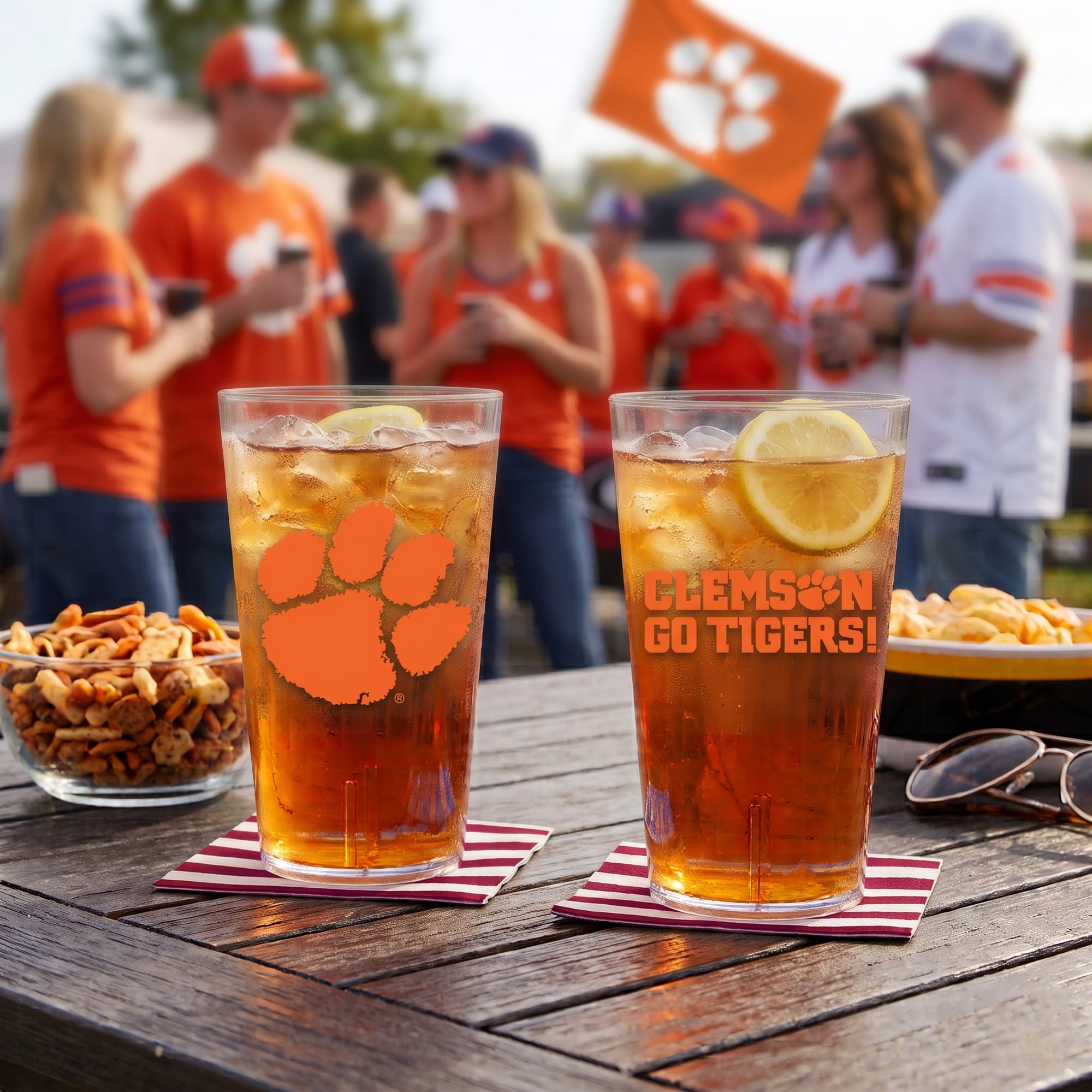 Ensemble de deux gobelets isothermes Clemson Tigers de 710 ml (24 oz) en Tritan
