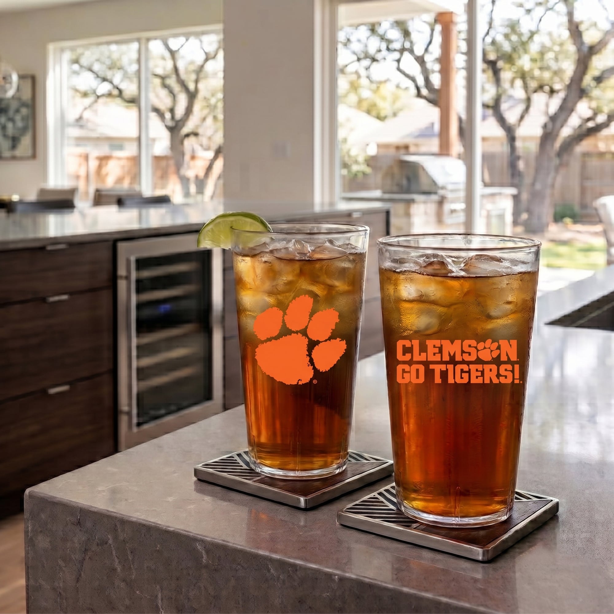 Ensemble de deux gobelets isothermes Clemson Tigers de 710 ml (24 oz) en Tritan