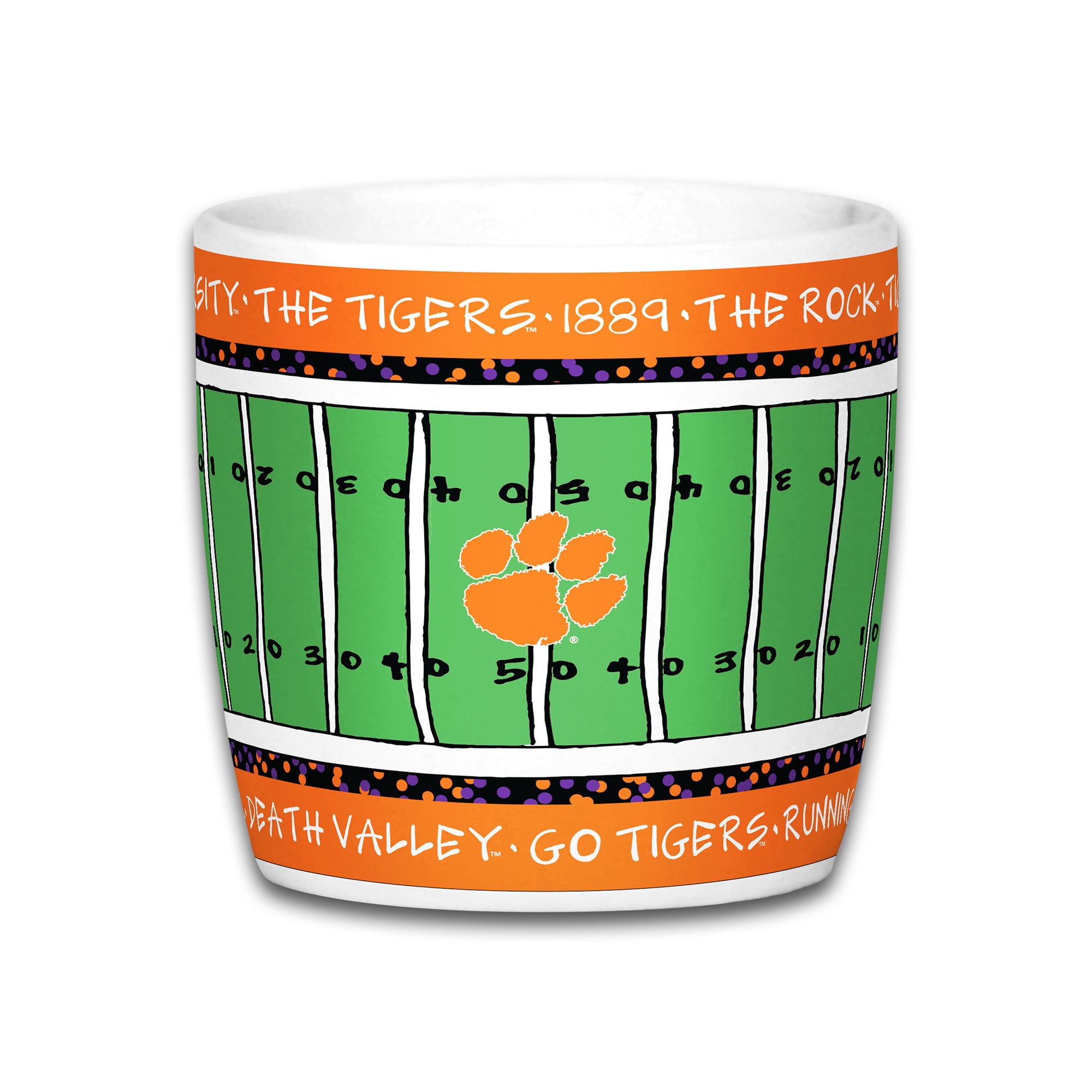 Mug de stade Clemson Tigers de 887 ml (30 oz).