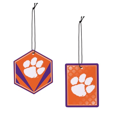 Clemson Tigers Hanging Air Fresheners, Set of 4
