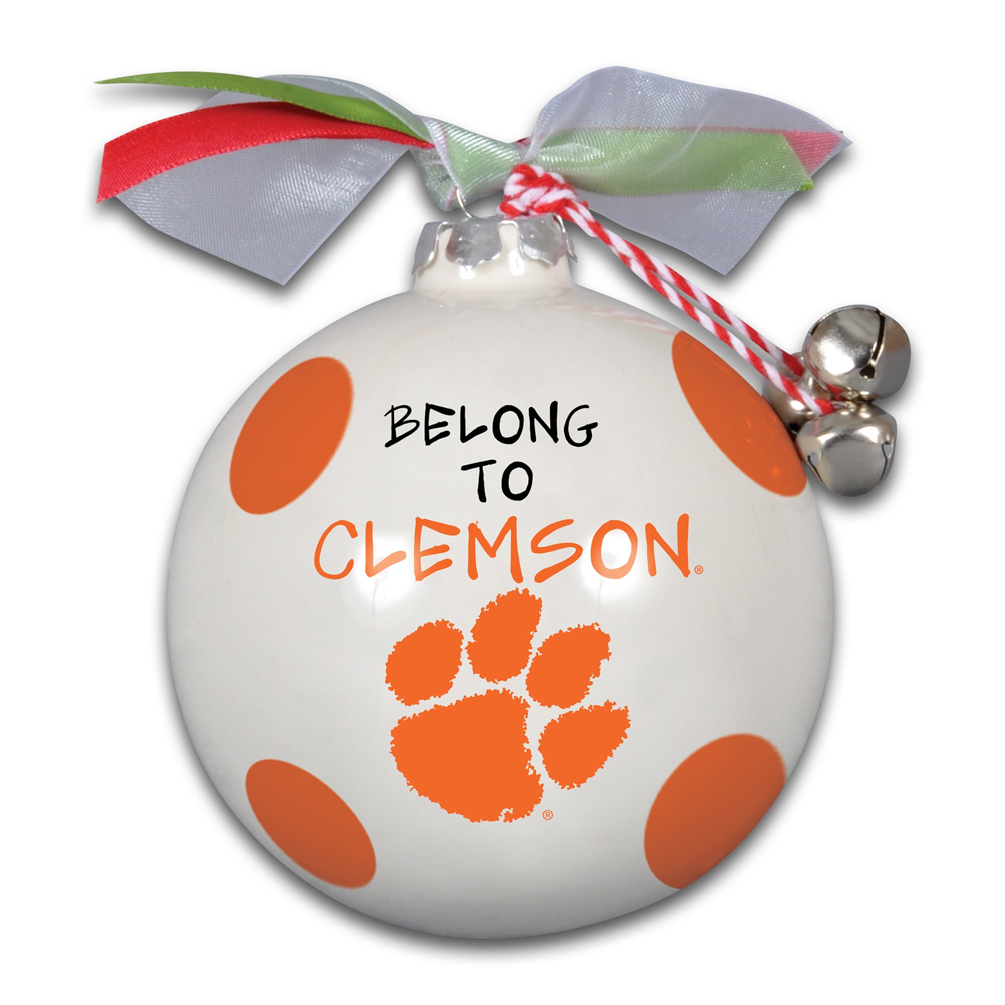 Ornement Clemson Tigers Home & Hearts