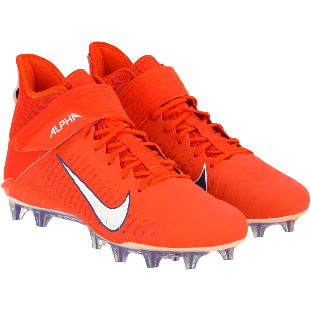 Clemson Tigers Team-Issued Orange Alpha Menace Cleats from  display picture 2