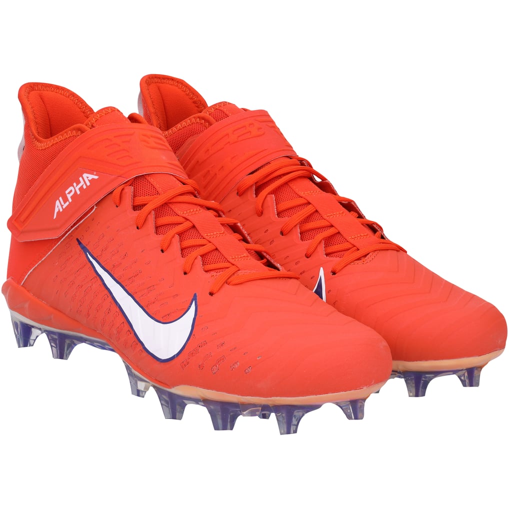 Clemson Tigers Team-Issued Orange and Purple Alpha Pro 2  display picture 2