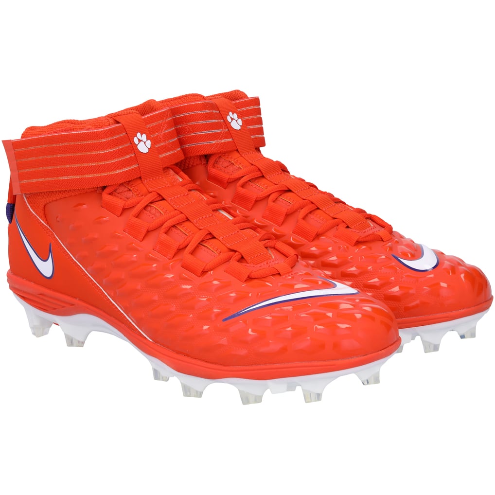Clemson Tigers Team-Issued Orange Force Pro 2 Nike Cleats  display picture 3