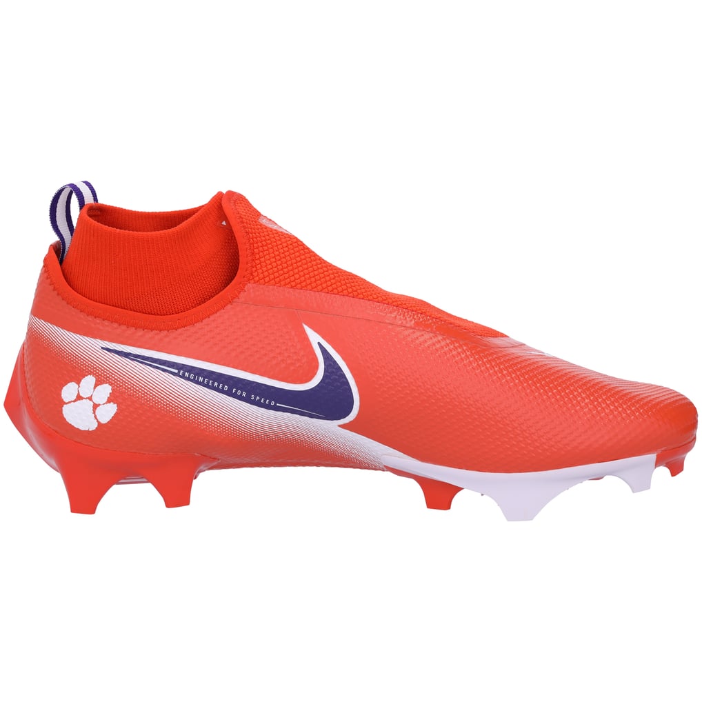Clemson Tigers Team-Issued Orange Vapor Pro Nike Cleats from  display picture 3