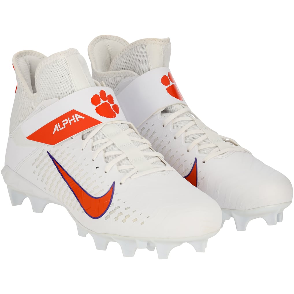 Clemson Tigers Team-Issued White and Orange Alpha Menace  display picture 1
