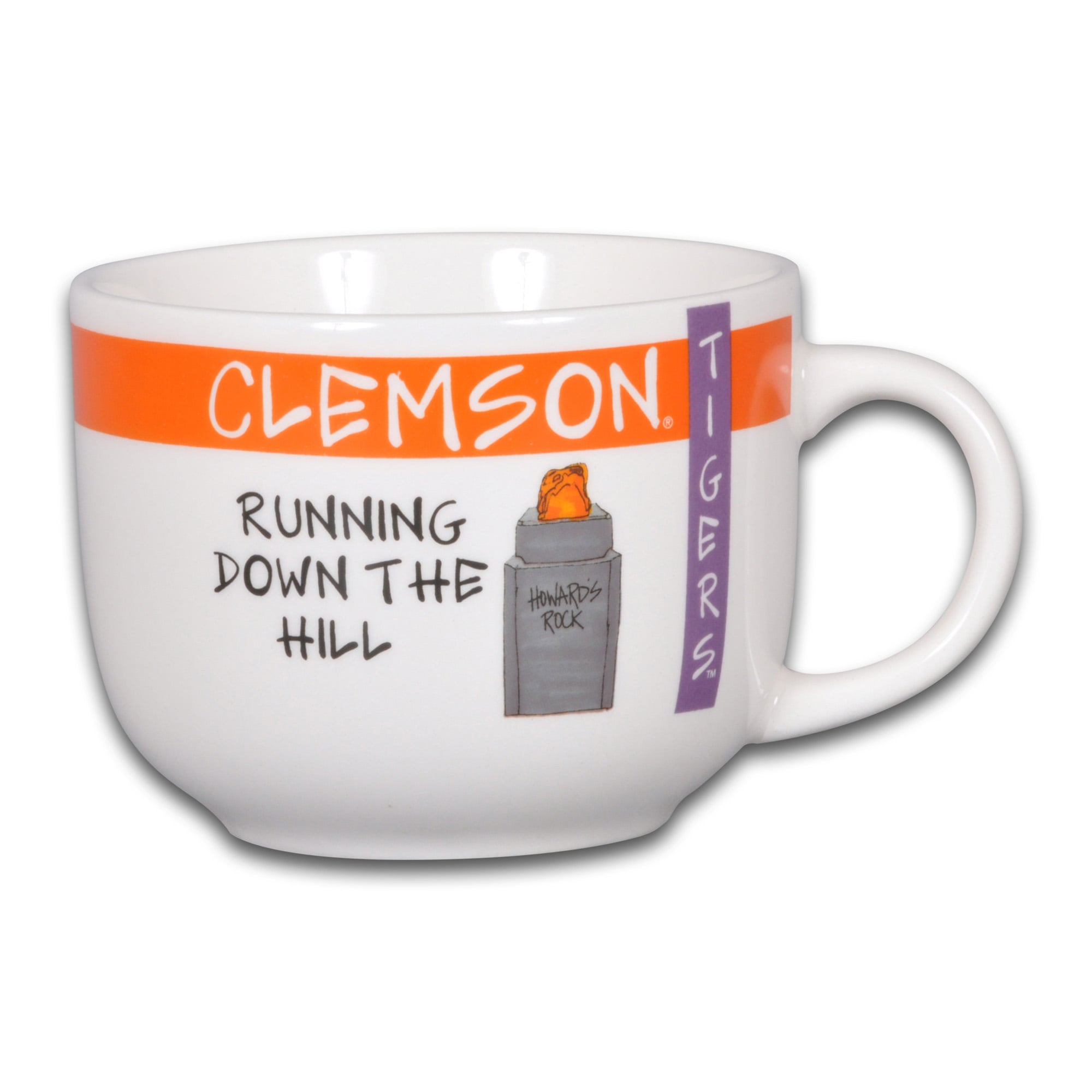 Mug à soupe de l'équipe des Clemson Tigers