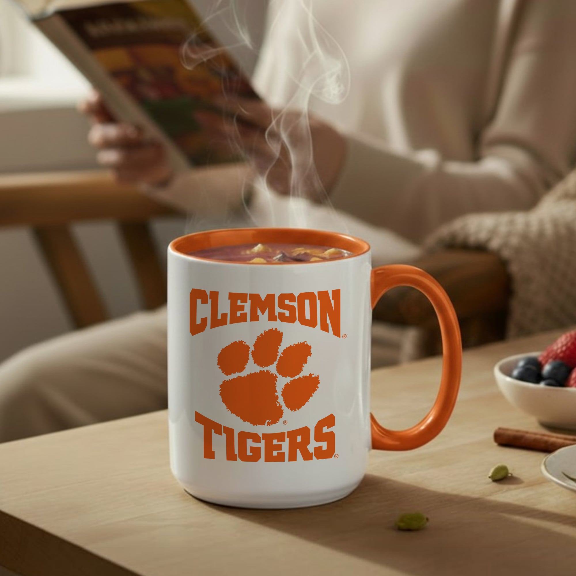 Clemson Tigers Two-Piece 15oz. Combo Mug Set