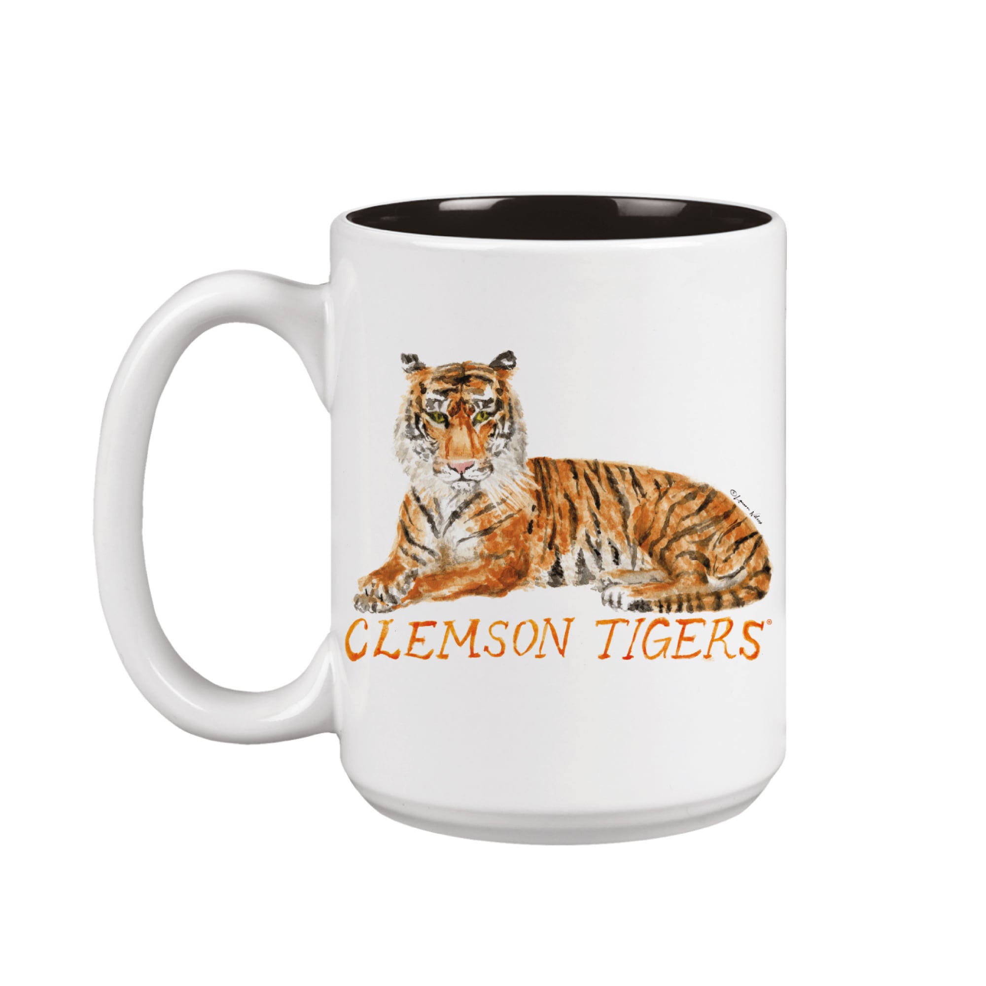 Ensemble de deux tasses de 44 cl (15 oz) à l'effigie de la mascotte Laura Wilcox des Clemson Tigers
