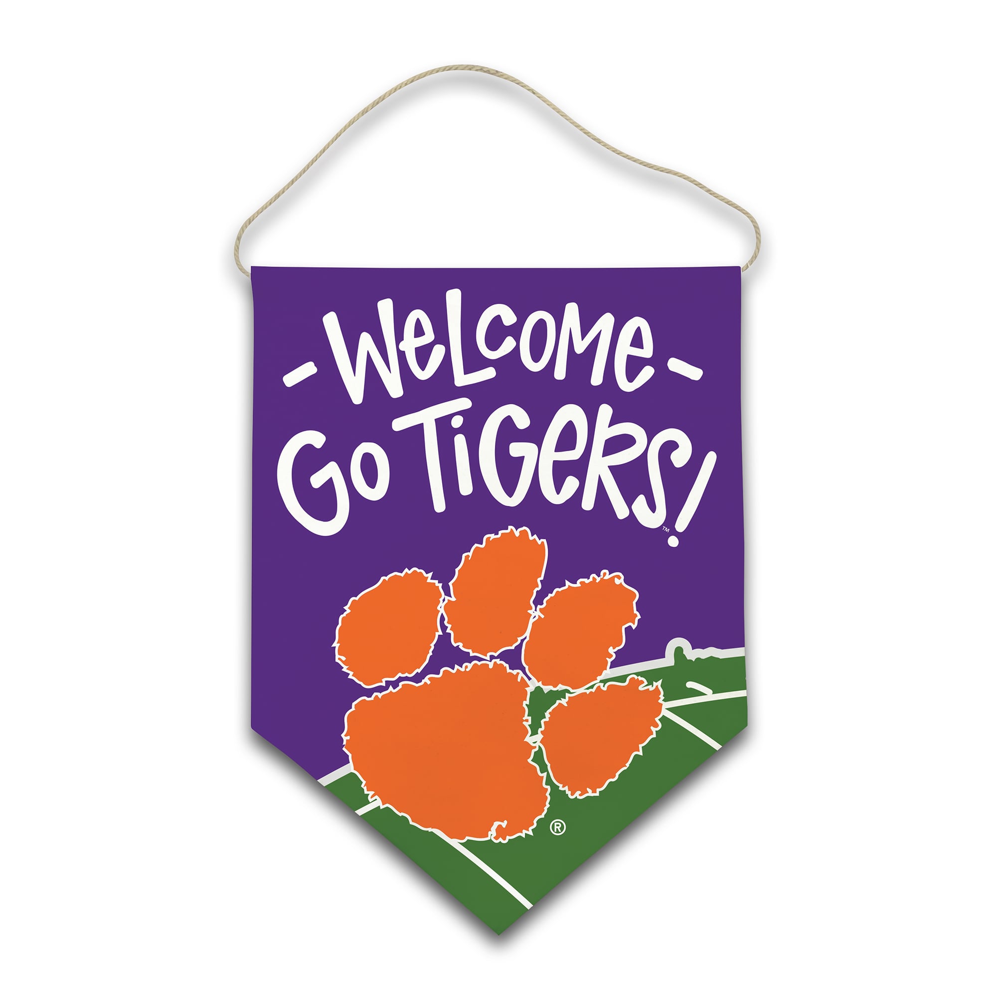 Clemson Tigers Bienvenue Toile Hanger