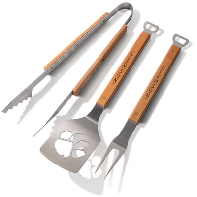 Clemson Tigers Fanpoint 3-Piece BBQ Set