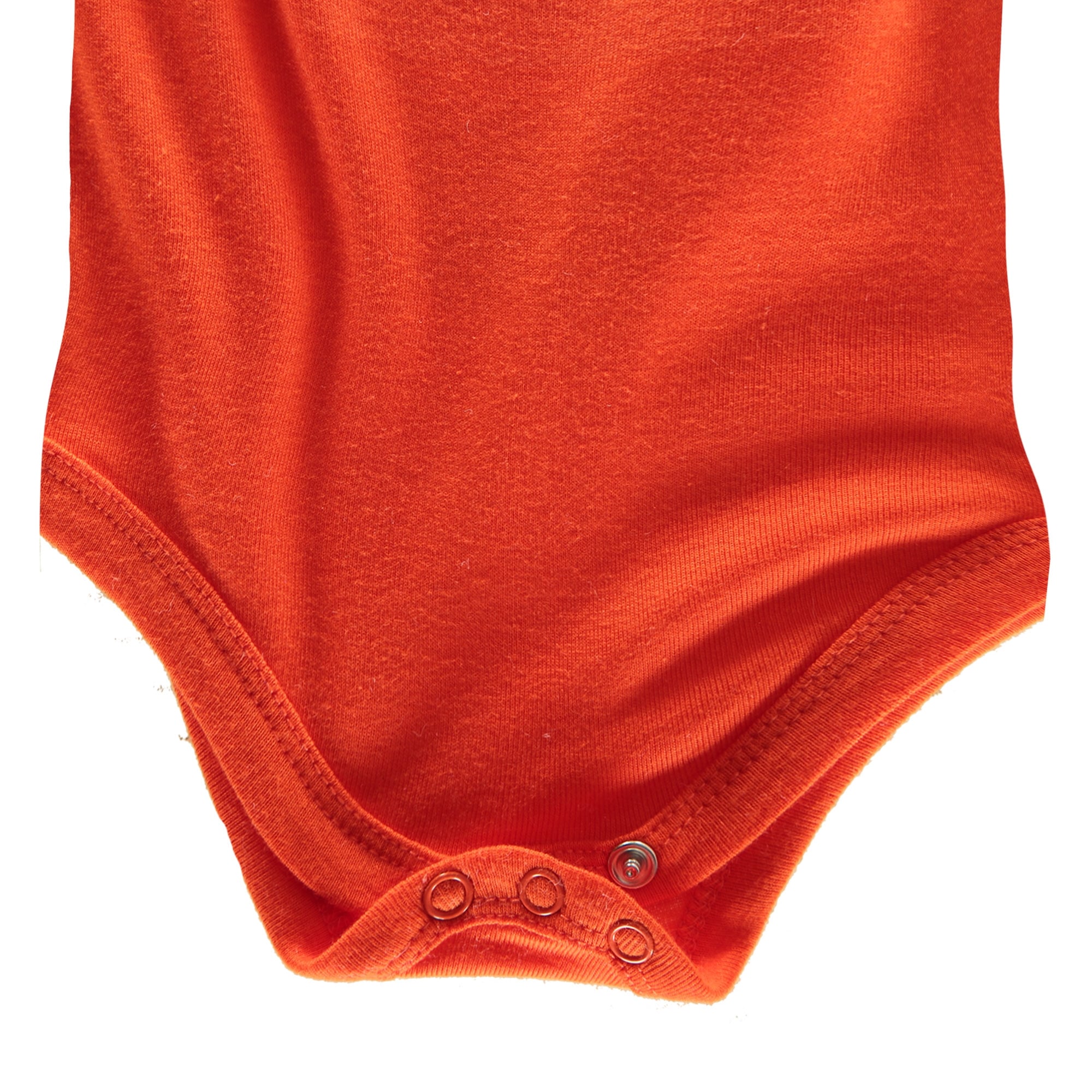 Body bébé Two Feet Ahead orange avec grand logo des Clemson Tigers