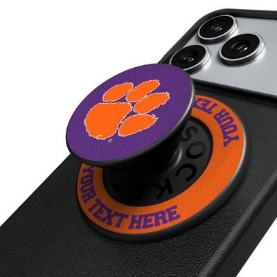 Clemson Tigers Keyscaper Personalized PopSockets Magnetic Phone Grip & Stand