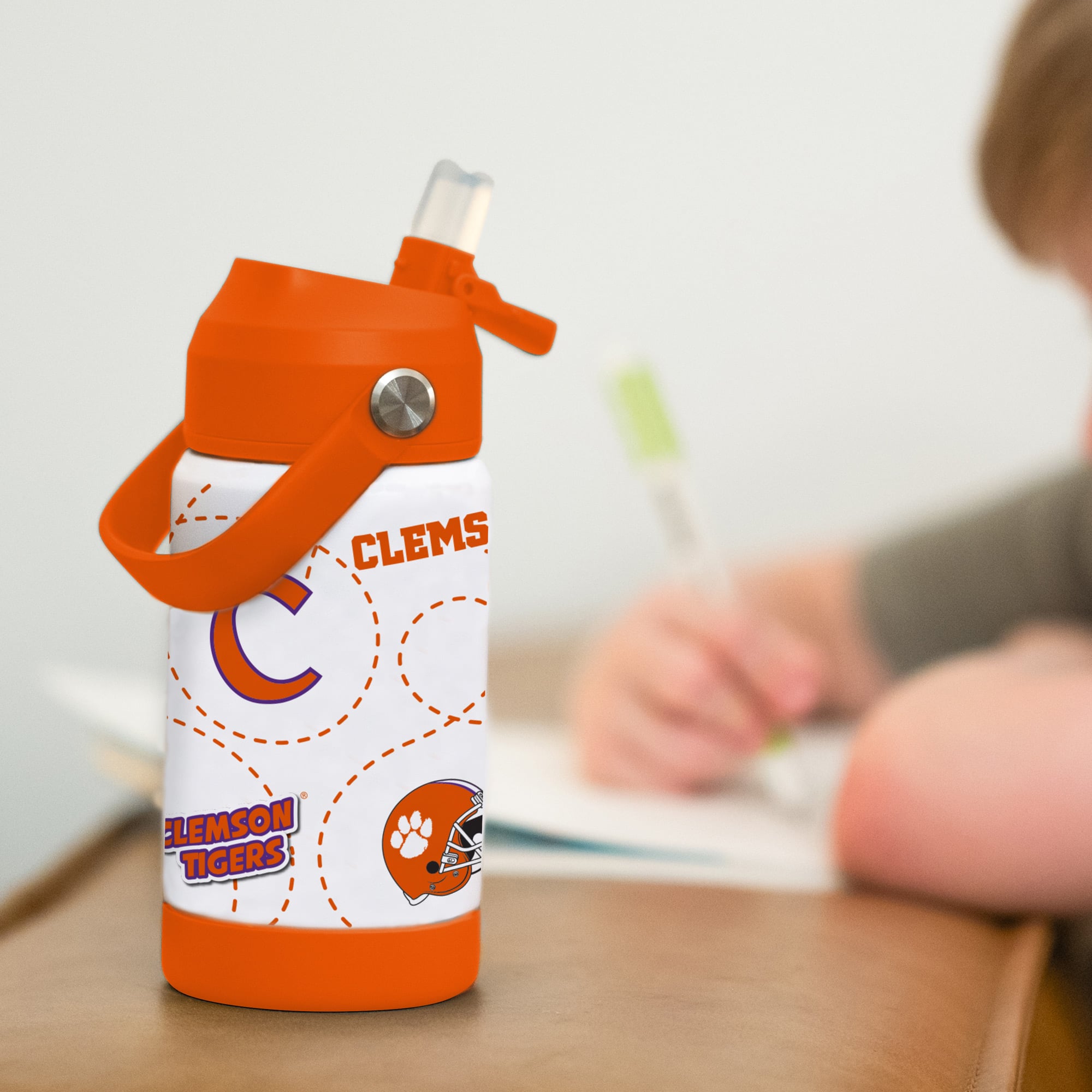 Bouteille mascotte Logo Brands Clemson Tigers 355 ml