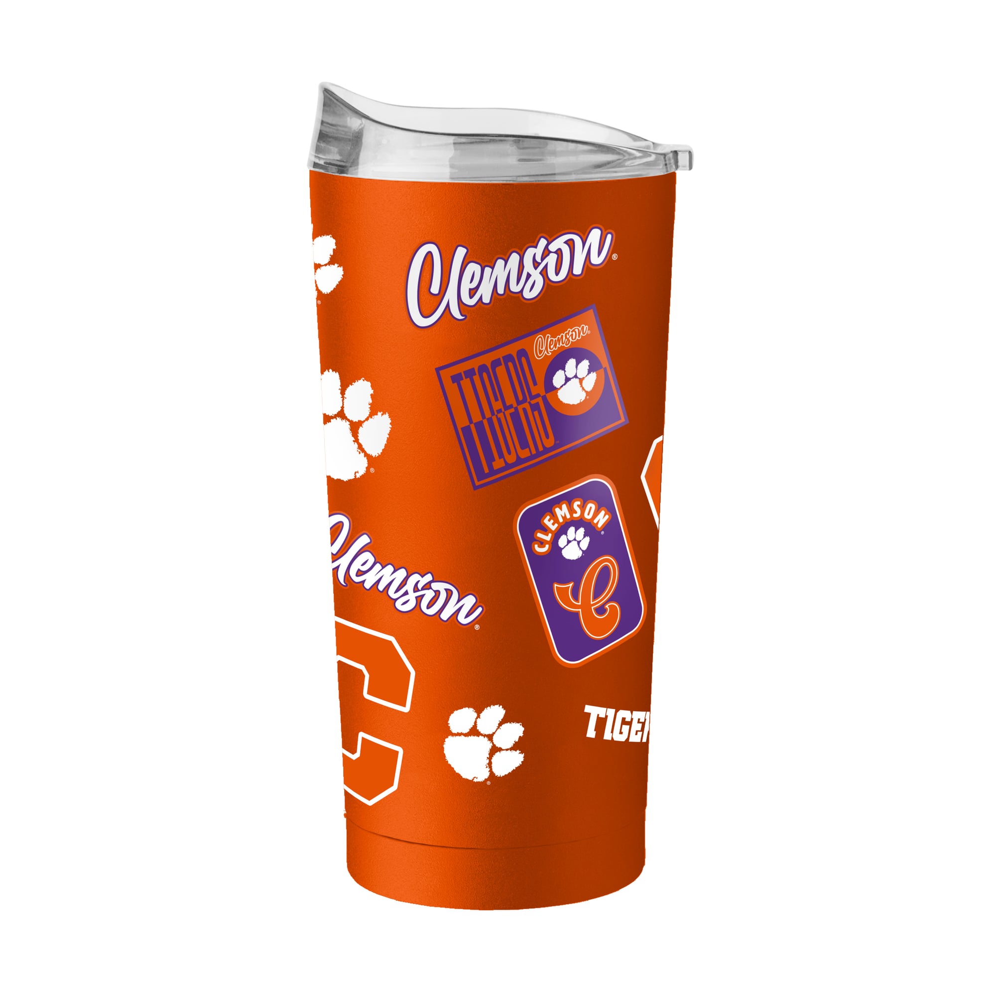 Gobelet isotherme 20 oz Dreamweave à revêtement en poudre Logo Brands Clemson Tigers