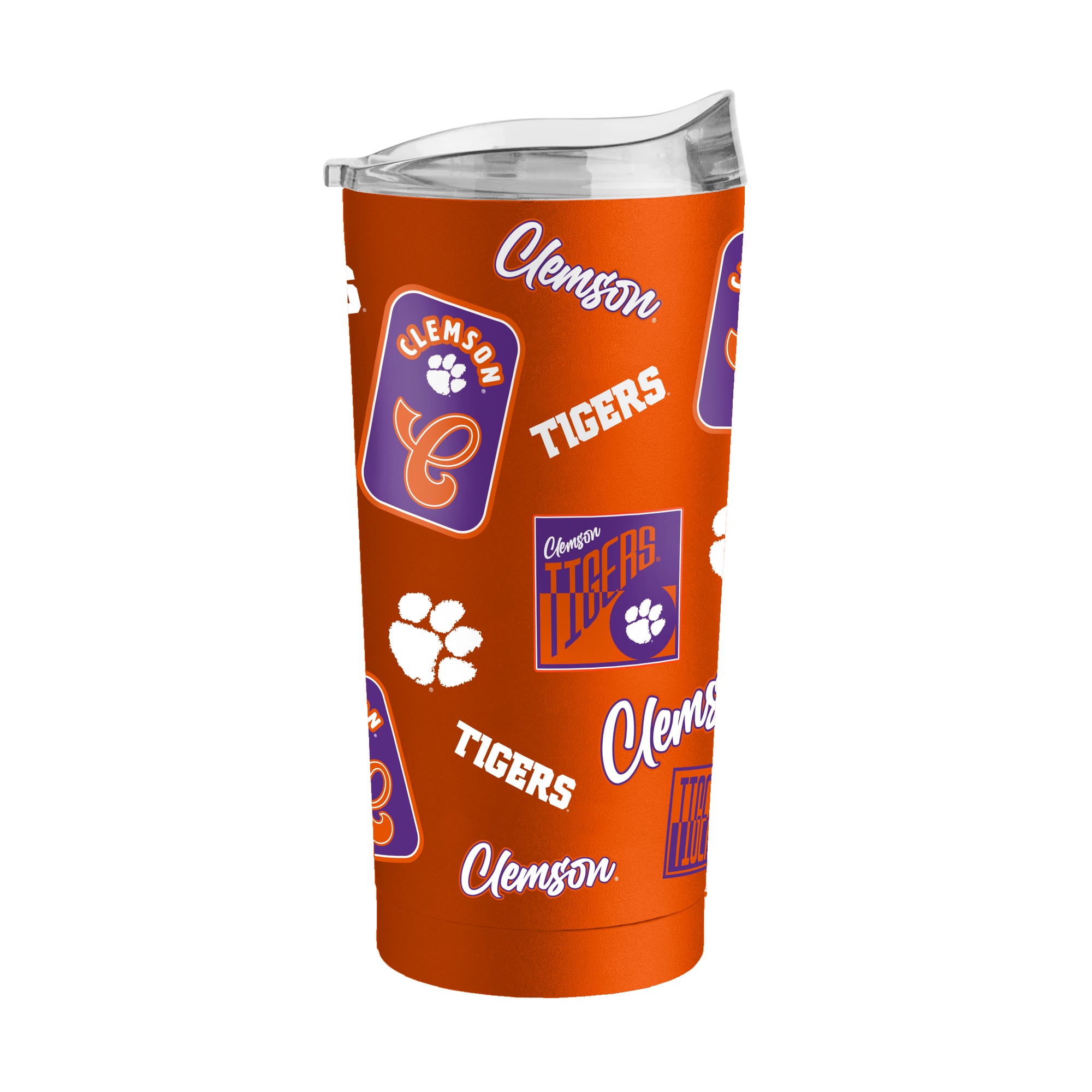 Gobelet isotherme 20 oz Dreamweave à revêtement en poudre Logo Brands Clemson Tigers