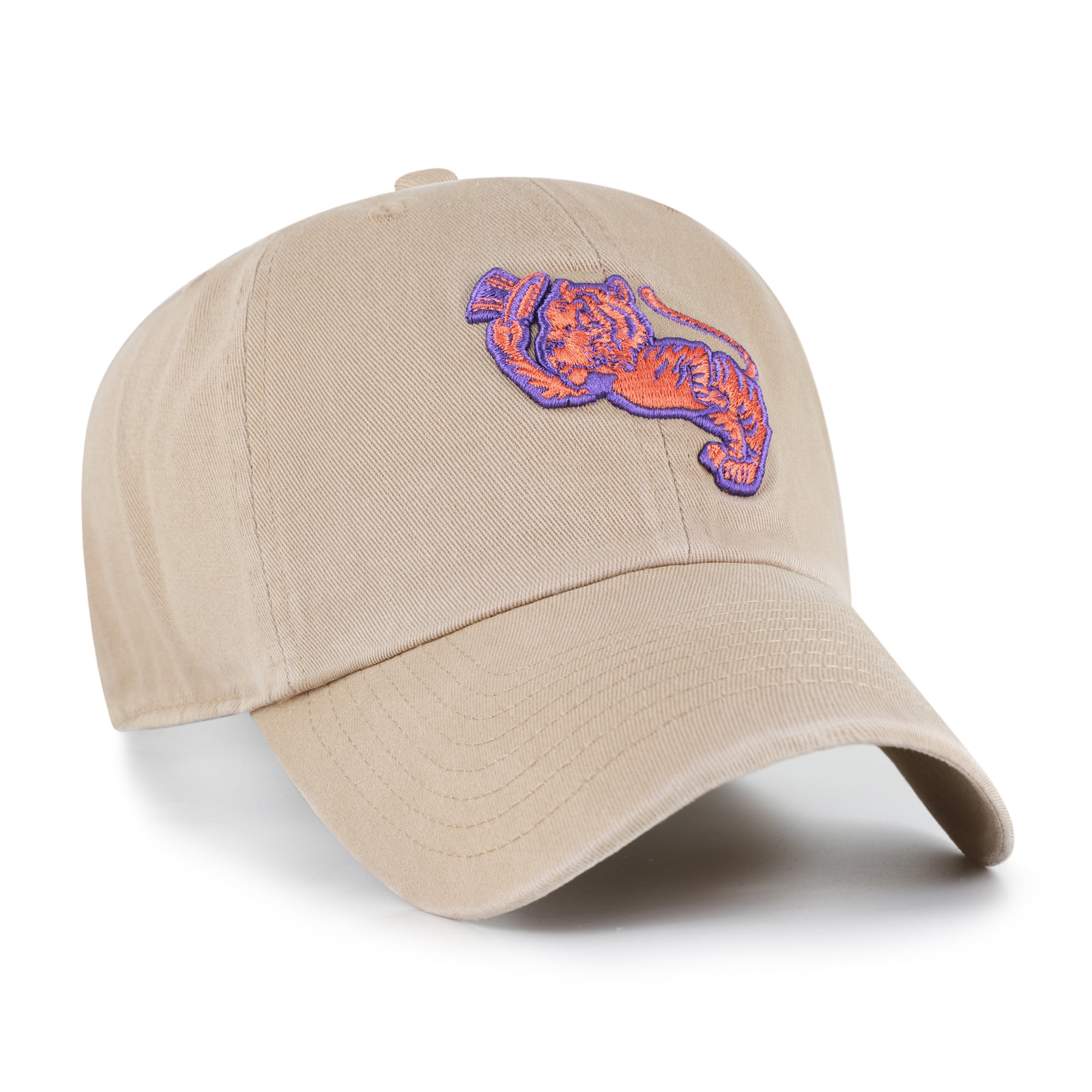Unisex '47 Clemson Tigers Light Orange Vault Clean Up Adjustable Hat