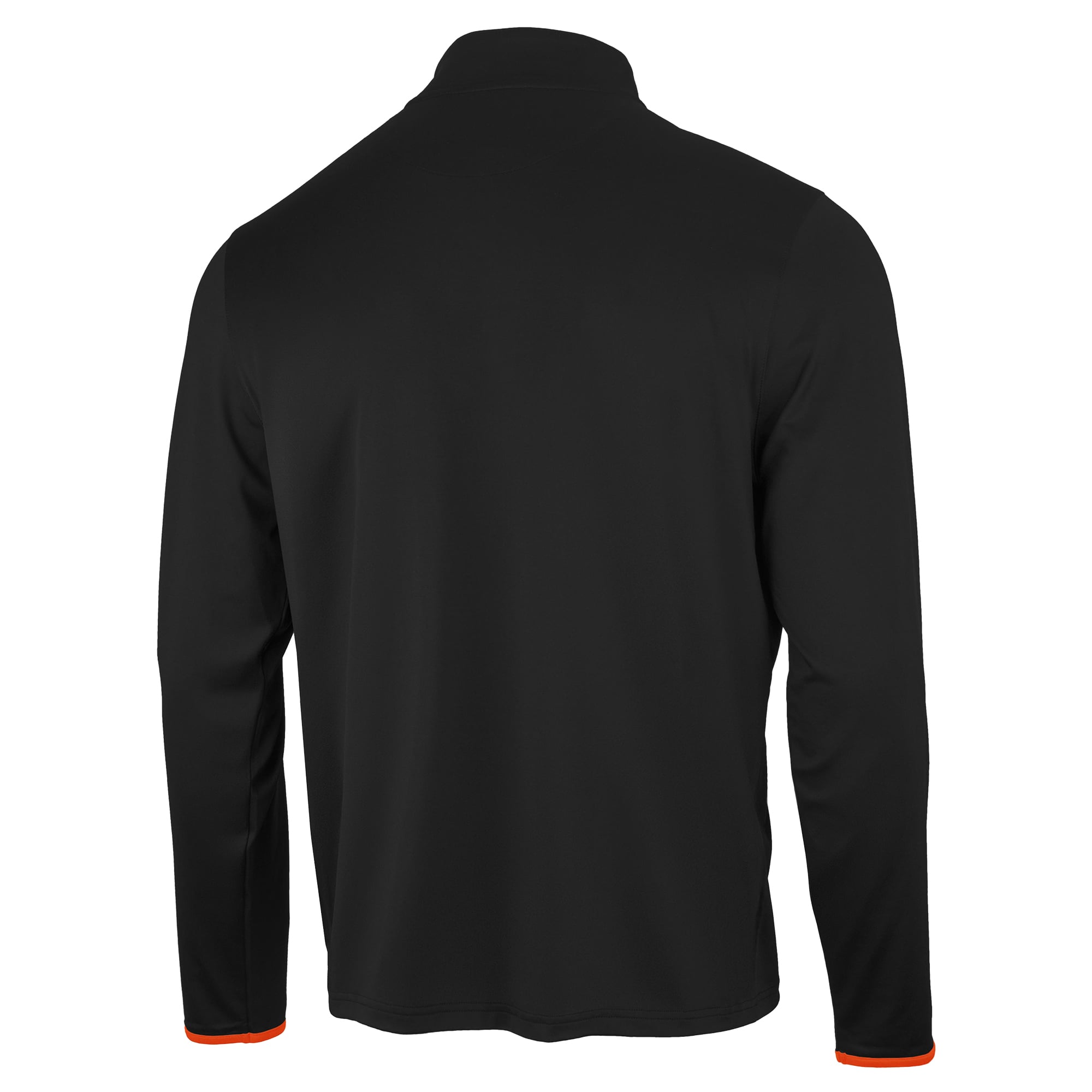 Pull à col zippé Antigua Black Clemson Tigers Brink Color Pop pour homme
